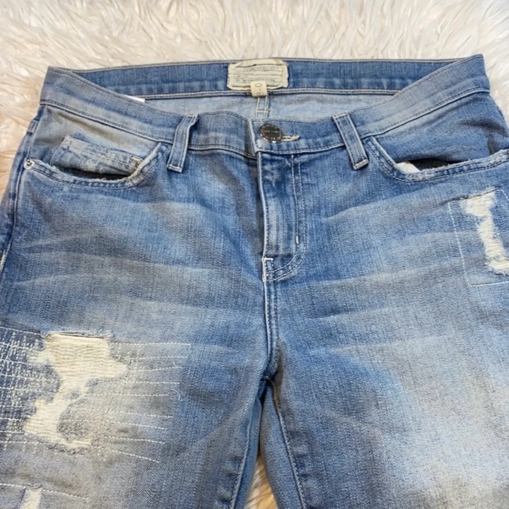 ✨ Current/Elliott ✨ The Stiletto Skinny Ankle Super Vintage Repair Size 27 - Picture 3 of 10